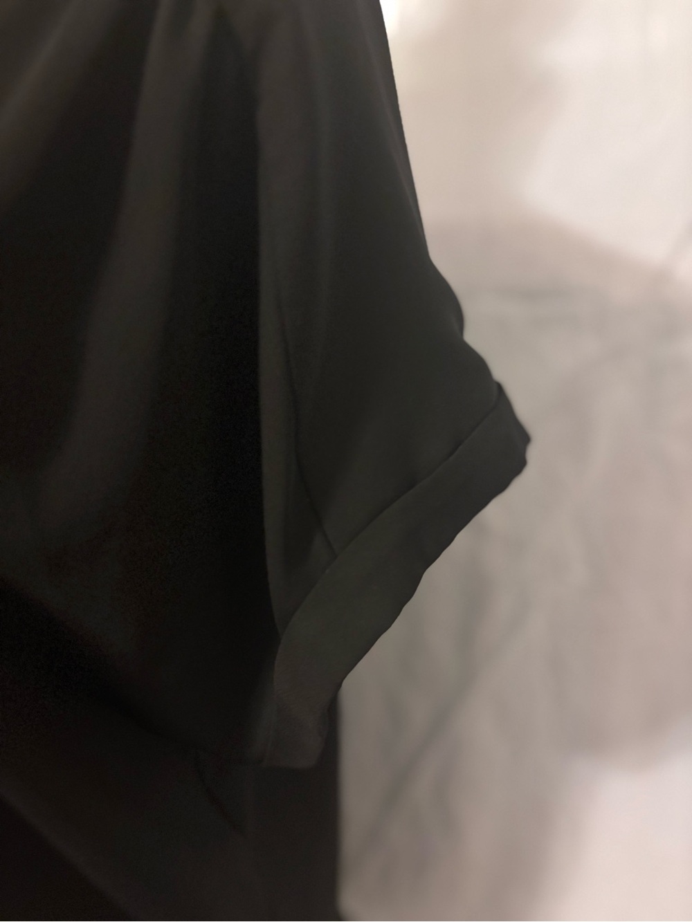 Apt. 9 Black V-Neck Short Sleeve Tunic Size XL - Picture 3 of 7